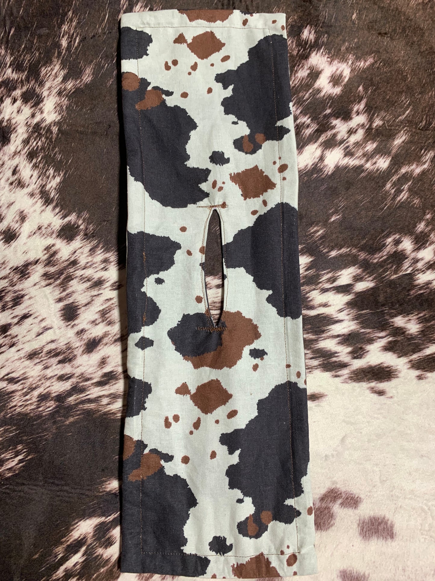 Brown & Black Cow Print #2